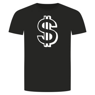 Dollar T-Shirt Schwarz S