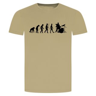 Evolution Schlagzeug T-Shirt Beige 2XL