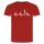 Herzschlag Trompete T-Shirt Rot XL