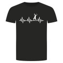 Herzschlag Badminton T-Shirt