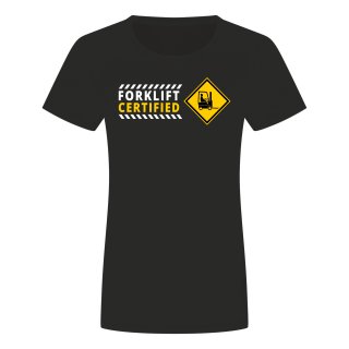 Beware Forklift Certified Ladies T-Shirt