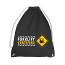 Beware Forklift Certified Turnbeutel