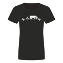 Heartbeat Truck Ladies T-Shirt