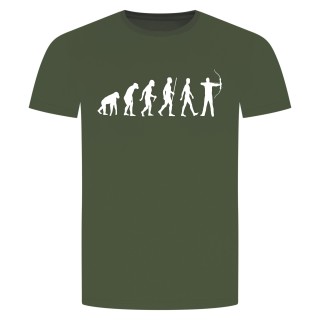 Evolution Bogenschiessen T-Shirt Militär Grün L