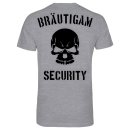 JGA Br&auml;utigam Security T-Shirt Graying XL