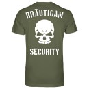 JGA Br&bdquo;utigam Security T-Shirt Milit&bdquo;r Grn 2XL