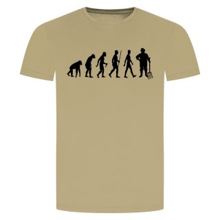 Evolution Farmer T-Shirt Beige 2XL