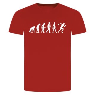 Evolution Running T-Shirt Red 2XL
