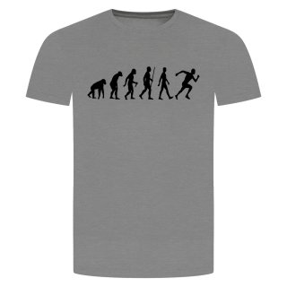 Evolution Rennen T-Shirt Grau Meliert M