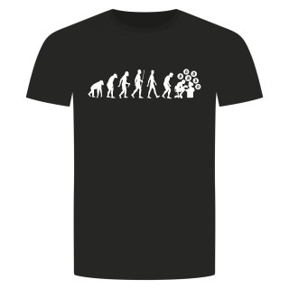 Evolution Bitcoin T-Shirt Schwarz S