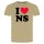 I Love NS T-Shirt Beige 2XL