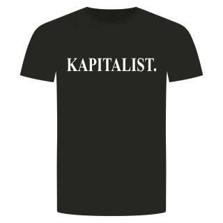 Kapitalist T-Shirt Schwarz S