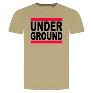 Run Under Ground T-Shirt Beige 2XL