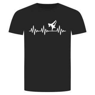 Herzschlag Breakdance T-Shirt