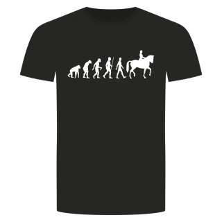 Evolution Pferd T-Shirt Schwarz XL