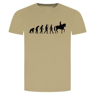 Evolution Pferd T-Shirt Beige 2XL