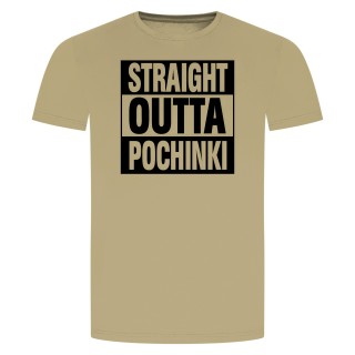 Straight Outta Pochinki T-Shirt Beige 2XL