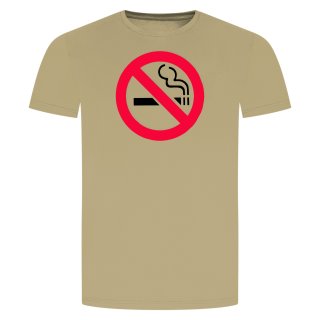 Non Smoker T-Shirt Beige 2XL