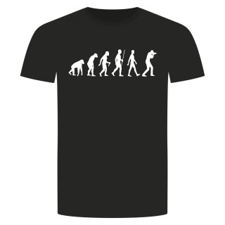 Evolution Fotograf T-Shirt Schwarz S