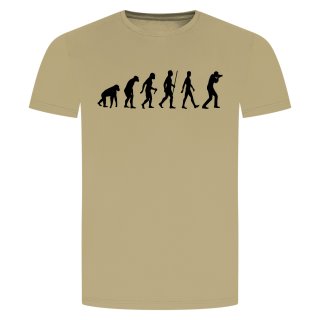 Evolution Photographer T-Shirt Beige 2XL