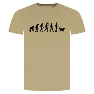Evolution Hund T-Shirt Beige 2XL