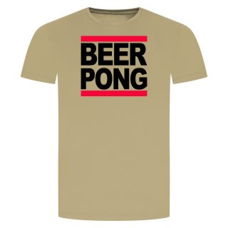 Run Beer Pong T-Shirt Beige 2XL