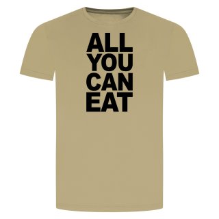All You Can Eat T-Shirt Beige 2XL