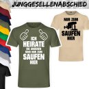 JGA Nur Zum Saufen T-Shirt