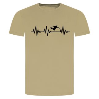 Herzschlag Basejump T-Shirt Beige 2XL