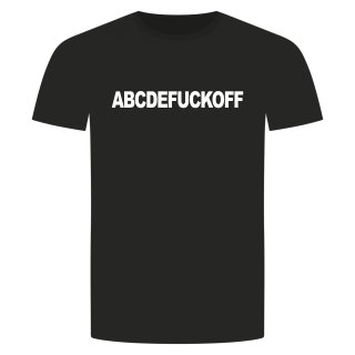 ABCDEFUCKOFF T-Shirt Schwarz S