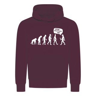 Evolution Stop Following Me Hoodie  2XL