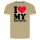I Love My Girlfriend T-Shirt Beige 2XL