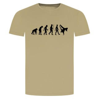 Evolution Breakdance T-Shirt Beige XL