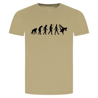 Evolution Breakdance T-Shirt Beige 2XL