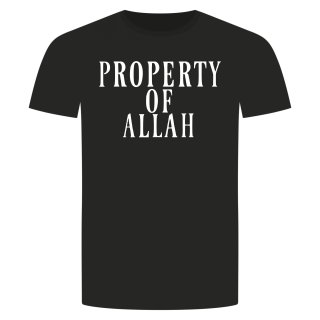 Property Of Allah T-Shirt Schwarz XL