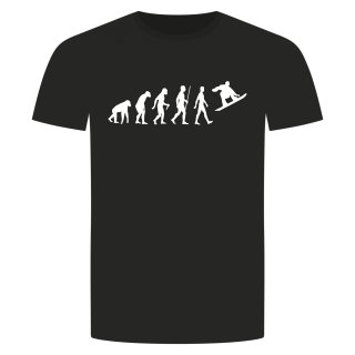Evolution Snowboard T-Shirt Schwarz S