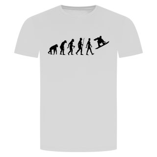 Evolution Snowboard T-Shirt White 4XL