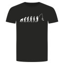 Evolution Angeln T-Shirt Schwarz 2XL