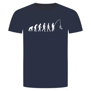 Evolution Fishing T-Shirt Navy Blue 2XL