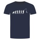 Evolution Angeln T-Shirt Navy Blau 2XL