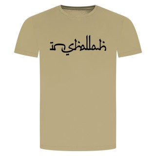 Inshallah T-Shirt Beige 2XL