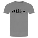 Evolution Schwimmen T-Shirt Graumeliert M