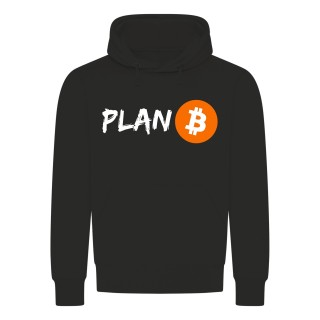 Bitcoin Plan B Hoodie Black S