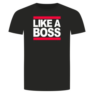 Run Like A Boss T-Shirt Schwarz S