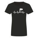 Heartbeat Car Mechanics Ladies T-Shirt