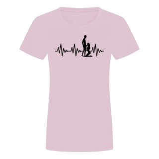 Herzschlag Sucks Damen T-Shirt Rosa 2XL