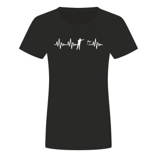 Heartbeat Beer Pong Ladies T-Shirt