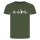 Herzschlag Sex T-Shirt Militär Grün XL