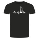 Herzschlag Surfen T-Shirt