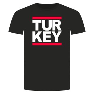 Run Tur Key T-Shirt Schwarz S